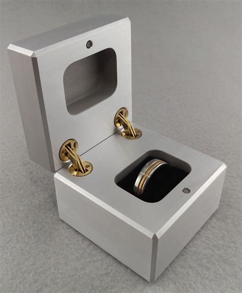 heavy metal ring box|men's ring storage box.